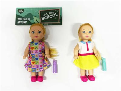 4.5寸实身时尚娃娃/2款混装 - OBL10390624