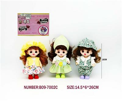 7寸18CM5关节仿真眼表情娃娃萌娃 - OBL10390706