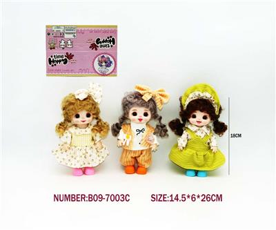 7寸18CM5关节仿真眼表情娃娃萌娃 - OBL10390707