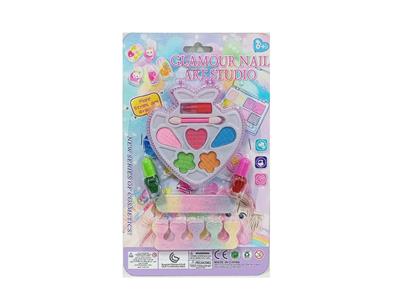 跨境儿童彩妆儿童化妆品饰品美甲梳扮女孩玩具过家家新款DIY饰品化妆品套装 - OBL10391269