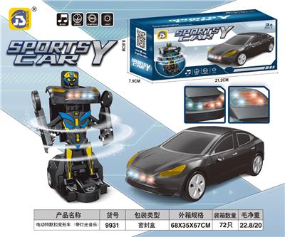 电动特斯拉变形（带灯光音乐） - OBL10391731