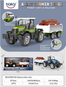 1：16声光惯性合金农夫车（带斗拖车） - OBL10391903