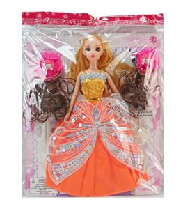 11寸30厘米9关节实身3D真眼芭比娃娃＋假发发饰时尚芭比公主娃娃 - OBL10392180