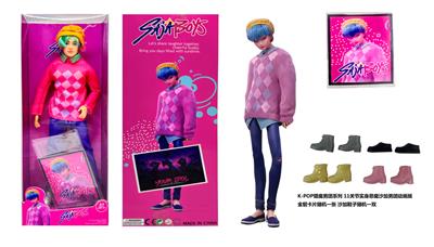 1比1 K-POP 猎魔男团动画版  11.5寸11关节实身Baby saia宝宝沙加 带金貂卡片一张 - OBL10392770