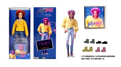 1比1 K-POP 猎魔男团动画版  11.5寸11关节实身 Romane 浪漫 带金貂卡片一张 带项链 - OBL10392772