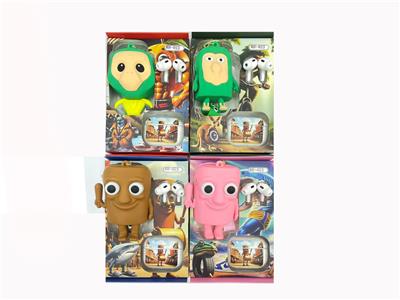 山海经蓝牙耳机套装配硅胶卡通玩偶耳机包潮酷时尚套装 - OBL10393000