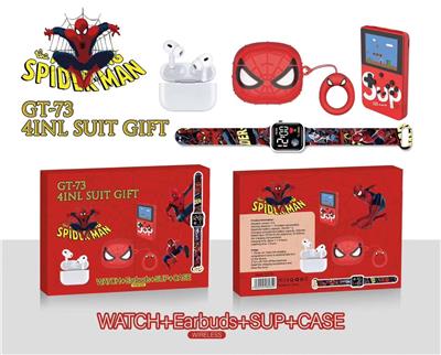 蜘蛛侠卡通耳机潮酷时尚套装 - OBL10393019