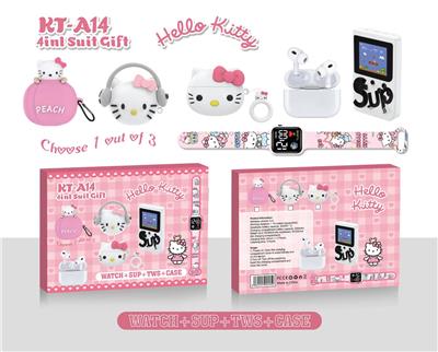 KT猫卡通耳机潮酷时尚可爱迷妹套装 - OBL10393023