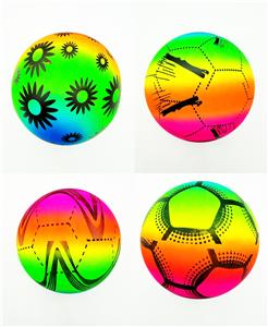 9寸四款混装充气彩虹球 - OBL10393189