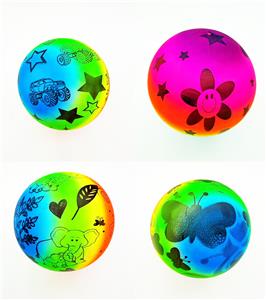 9寸四款混装充气彩虹球 - OBL10393191