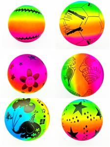 9寸六款混装充气彩虹球 - OBL10393195