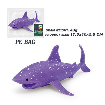 TPR 软胶紫色鲨鱼 - OBL10393216