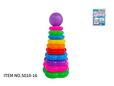 10层花型彩虹套圈（球） - OBL10394747