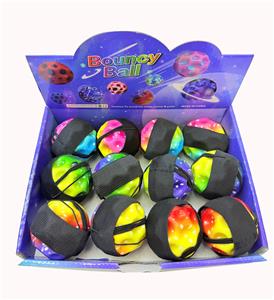 展示盒12粒6.3CM PU高弹球带手腕绳 - OBL10395334