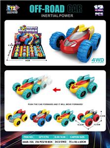 惯性太空四驱车（12只装/盒） - OBL10395568