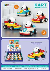 惯性卡丁车（史努比12只装/盒） - OBL10395594