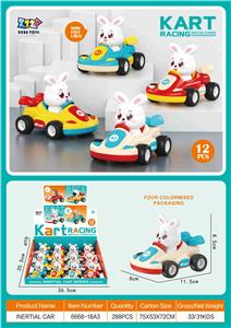 惯性卡丁车（小白兔12只装/盒） - OBL10395598