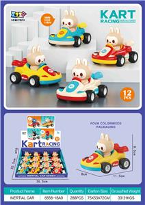 惯性卡丁车（拉布布12只装/盒） - OBL10395604
