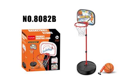 2.1米吹瓶板圆底篮球架（黑色板） - OBL10396419