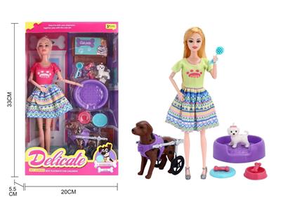 11寸芭比宠物套装
2款混装 - OBL10396481