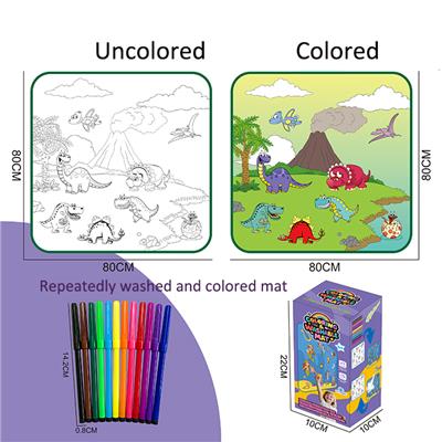 涂鸦毯恐龙款 - OBL10396693