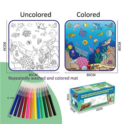 涂鸦毯海洋款 - OBL10396700
