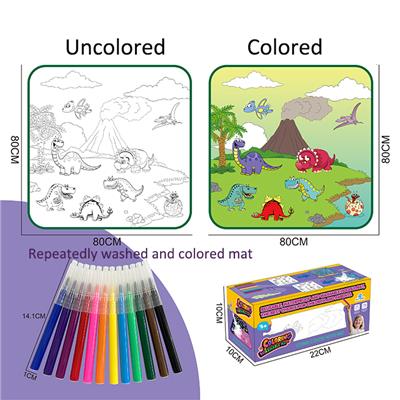 涂鸦毯恐龙款 - OBL10396705