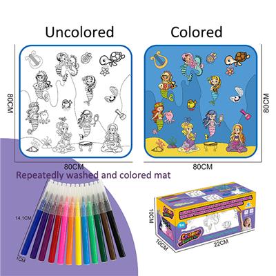 涂鸦毯美人鱼款 - OBL10396706