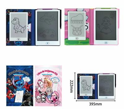 9寸史迪仔芭比素描本彩屏液晶写字板 - OBL10396943