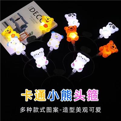 卡通小熊头箍/图色混装 - OBL10397276