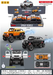 惯性/仿真/灯光/音乐/可开车门/喷雾/奔驰G63越野车 6x6（配加水瓶） - OBL10397524