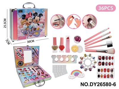 米奇米妮超大手提铝盒化妆包 - OBL10397534