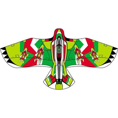 1.2米绿红色飞机风筝配线 - OBL10397602