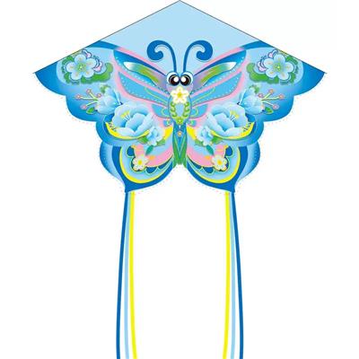 1.45米蓝色花朵蝴蝶风筝配线 - OBL10397646