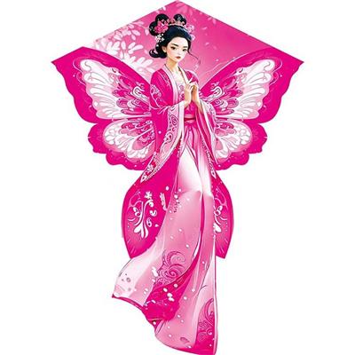 1.5米粉色梦蝶风筝配线 - OBL10397655