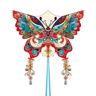 1.4米红色敦煌蝴蝶风筝配线 - OBL10397657