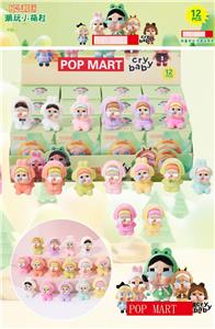 展示盒12只庄/哭娃（树脂） - OBL10397701