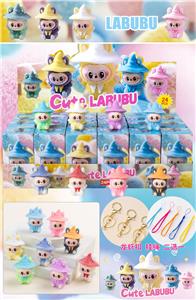 展示盒24只庄/帽子魔法师拉bub+挂绳+香味（PVC） - OBL10397805