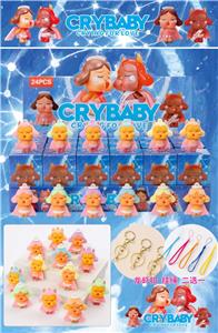 展示盒24只庄/亲亲哭娃+挂绳+香味（PVC） - OBL10397821