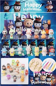 展示盒24只庄/万圣节拉bubu+挂绳+香味（PVC） - OBL10397822