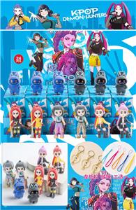 展示盒24只庄/猎魔女团+送挂绳+带香味（PVC） - OBL10397827