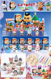 展示盒24只庄/圣诞哭娃+挂绳+香味（PVC） - OBL10397833