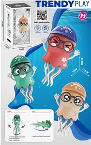 升级版趣味水母（三款表情）(3AA不包) - OBL10397962