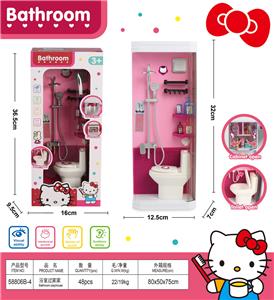 粉红色浴室过家家 - OBL10398229
