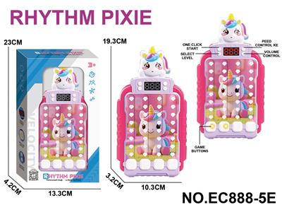 独角兽灯光音乐节奏大师闯关游戏机 - OBL10398524