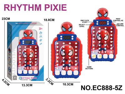 蜘蛛侠灯光音乐节奏大师闯关游戏机 - OBL10398533