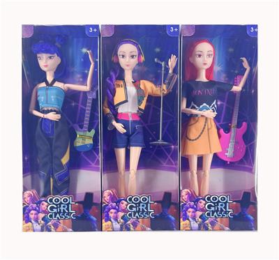 11.5寸开窗盒【实身11关节身体 单人装加配件】K-POP猎魔女团 鲁米 米拉 佐伊 娃娃系列 - OBL10398697