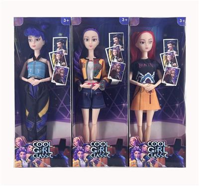 11.5寸开窗盒【实身11关节带灯光音乐身体 单人装】K-POP猎魔女团 鲁米 米拉 佐伊 娃娃系列 - OBL10398699