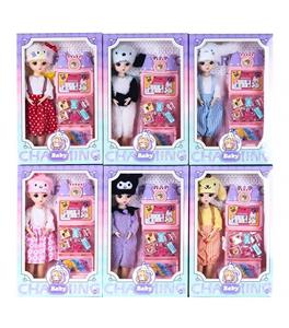 12.5寸实身活动13关节库洛米娃娃带配件 六款混装 - OBL10399109