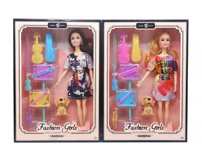 11.5寸实身活动大脚9关节带配件芭芘 两色混装（脚手都是大脚大手 不是普通身体） - OBL10399113